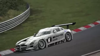 Assetto Corsa PS4 Nordschleife Mercedes SLS AMG GT3 with Thrustmaster T150