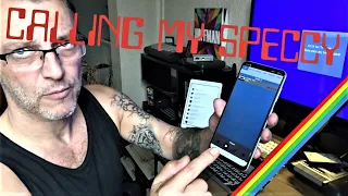 ZX Spectrum game loading from a Phone