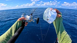 This BAIT Gets Smoked Offshore - Beautiful Day Bottom Fishing For What Ever Eats The Bait