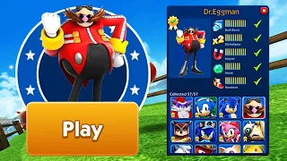 Sonic Dash - New Dr. Eggman Character Unlocked Update - All 59 Characters Unlocked
