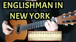ENGLISHMAN IN NEW YORK / Fingerstyle Classical Guitar Cover