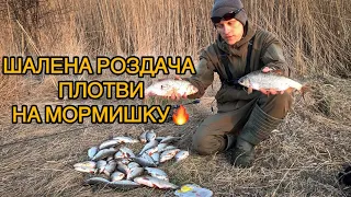 Ловля плотви на спінінг!!! Мормишку з малими приманками просто розривали🔥🔥🔥