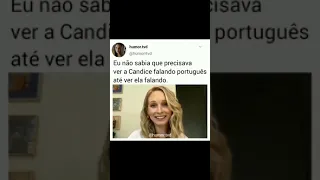 Candice King falando Português