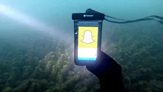 HAHA! I Found This Phone Underwater With Snapchat Still On Screen!