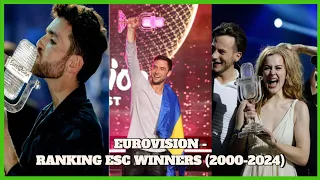 Eurovision - Ranking ESC Winners (2000-2024)