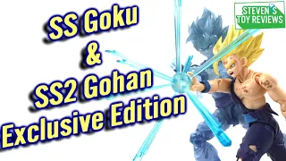 S.H. Figuarts Super Saiyan Goku and Super Saiyan 2 Gohan - Exclusive Edition - REVIEW SDCC 2023