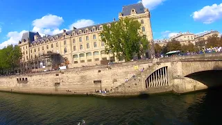 Touring the Seine River, Paris (Recorriendo el rio Sena, Paris)