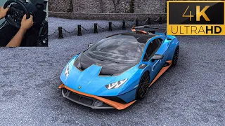 LAMBORGHINI HURACAN STO 2020 _ forzahorizon5 |steering wheel gameplay|