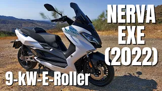 9-kW-E-Roller NERVA EXE (2022) | Probefahrt, Walkaround, 0 auf 100 km/h (DEUTSCH) | VLOG 347