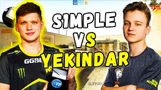 S1MPLE ПРОТИВ YEKINDAR'A - ЖАРКАЯ ИГРА 1Х1 НА AIM_MAP! СИМПЛ НАРЕЗКА (CS:GO)