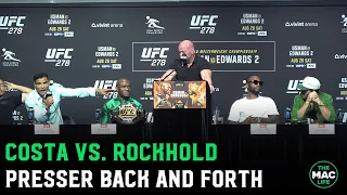 Paulo Costa to Luke Rockhold: "F*** this old man" | UFC 278 Press Conference Highlights