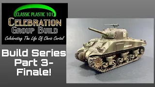 Building a Model Tank: Tamiya 1/48 M4A1 Sherman Tank Part 3-Final!