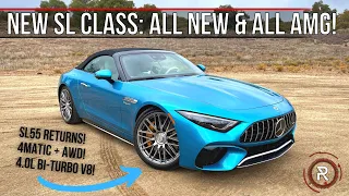 The 2022 Mercedes-AMG SL55 Is A Dramatic Redo Of An Iconic German Roadster