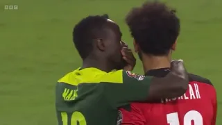 Emotional moment - Mane and salah together after afcon final