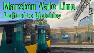 Marston Vale Line (Bedford to Bletchley) - DRIVERS EYE VIEW