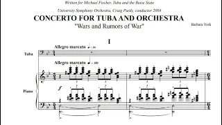 Barbara York - Concerto for Tuba and Orchestra / "Wars and Rumors of War" [Score-Video]