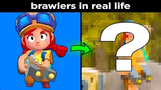 BRAWLERS IN REAL LIFE || BRAWL STARS