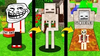 JAK TROLLOWAĆ SZKIELETA W MINECRAFT! || MINECRAFT TROLL!