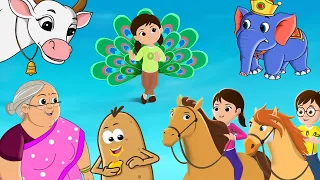 हिन्दी टॉप 2020 I Nani Teri Morni Ko + Lakdi Ki Kathi + More Top Hindi Rhymes by Fun For Kids TV