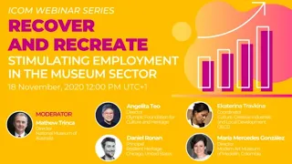 ICOM Webinar | Stimulating Employment in the Museum Sector
