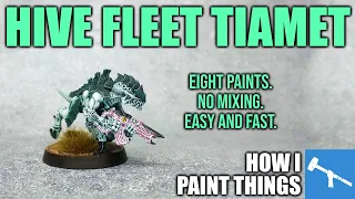 Army Painting: Tyranid Hive Fleet Tiamet - Easy and Fast! [How I Paint Things]