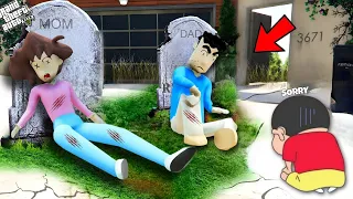 GTA 5 : Shinchan Mom & Dad Dead in Car Accident😭 | Gta 5 tamil | Gta 5 mods