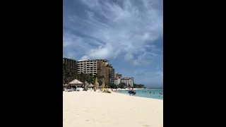 Visiting Hyatt , Hilton  and Barcelo Aruba during boardwalk