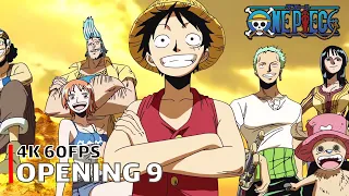 One Piece - Opening 9 【Jungle P】 4K 60FPS Creditless | CC