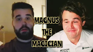 MAGNUS THE MAGICIAN: NEPO STRUGGLES TO WIN A QUEEN VS ROOK ENDGAME