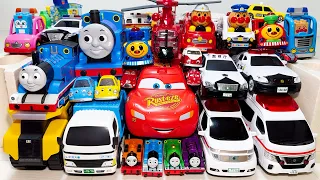 Mini cars such as "Ambulance ☆ Police car ★ Fire truck" will drive on the slope ☆ Thomas and friends