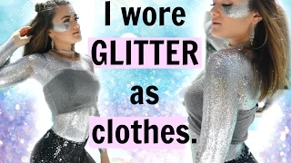 I Wore Glitter as Clothes For A Day | Cloe Feldman