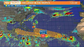 Monday Tropical Update: Watching new tropical waves in Atlantic