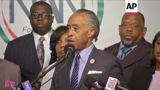 Sharpton Hosts Family of Tulsa Victim