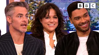 Chris Pine, Regé-Jean Page & Michelle Rodriguez geek out on Dungeons & Dragons | The One Show - BBC