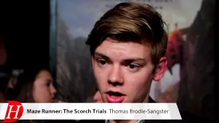 Thomas Brodie-Sangster at The MAZE RUNNER: THE SCORCH TRIALS Premiere