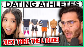 blind dating 9 athletes by body | Hasanabi Reacts to nectar ( Jubilee )