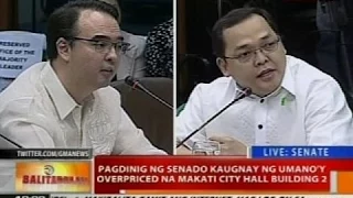 Pagdinig ng Senado kaugnay ng umano'y overpriced na Makati City Hall Building 2