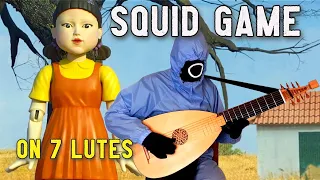 Way Back Then - Squid Game main theme music - played on 7 lutes!