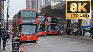 London Buses at Vauxhall (8K)