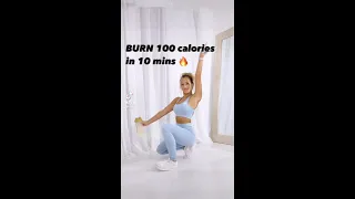 BURN 100 CALORIES IN 10 MINS 🔥 cardio workout