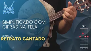 RETRATO CANTADO | REINALDO | AULA DE CAVAQUINHO COM DESENHO DOS ACORDES