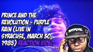 Prince and The Revolution - Purple Rain (Live in Syracuse, March 30, 1985) REACTION VIDEO