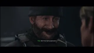 Captain Price is amused with little Farah