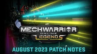 MWO: August patch: HAGs and LRM nerf explained