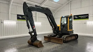 VOLVO ECR88PLUS EXCAVATOR. Full Walk Round Video