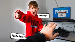 Exclui Todos os Jogos do PC Dele e Ele Falou Um Palavrão, Apanhou!