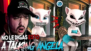 🆘 NUNCA LE DIGAS ESTO A LA APP DE TALKING ANGELA 🙀