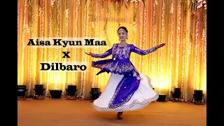 Bride's Surprise Dance For Parents | Aisa Kyun Maa | Dilbaro | Nisha Shah Dagli | Dhadkan Group