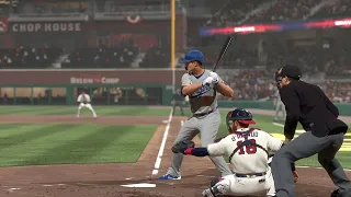 Los Angeles Dodgers vs Atlanta Braves | NLCS Game 2 - MLB 10/17 Highlights - MLB The Show 21