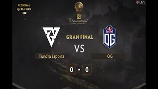 OG VS TUNDRA GRAND FINAL TI 10 GAME 1